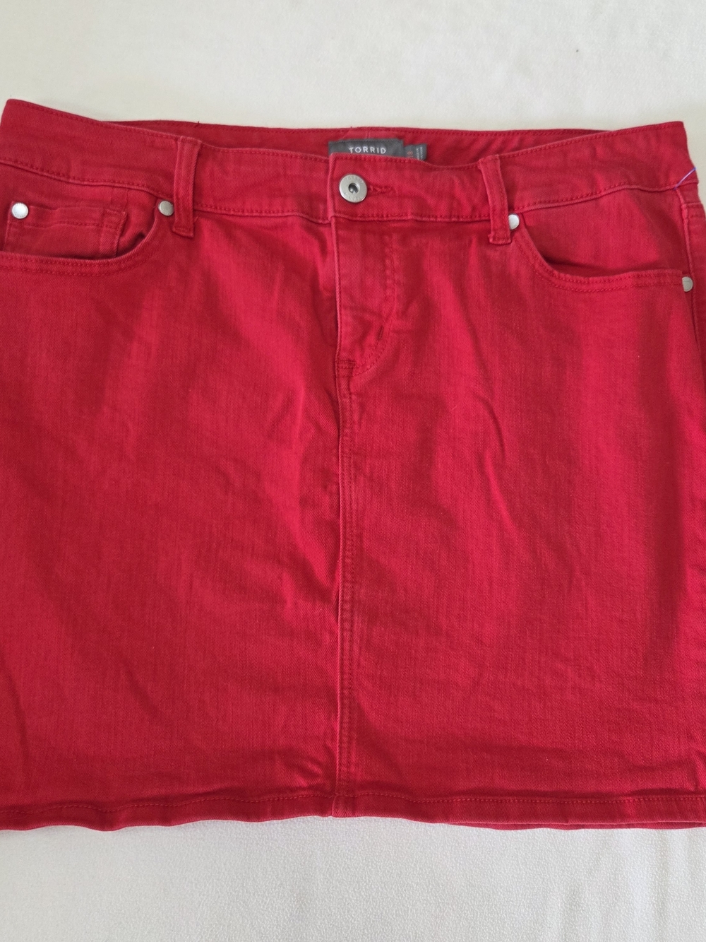 torrid Red Mini Skirt